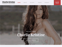 Tablet Screenshot of charliekristine.com